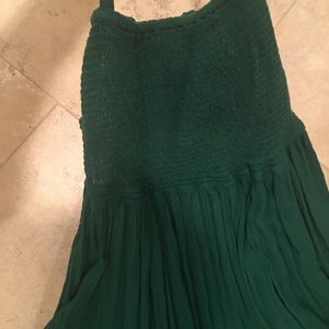 Free People Hunter Green Maxi Dress